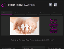 Tablet Screenshot of codjovilaw.com